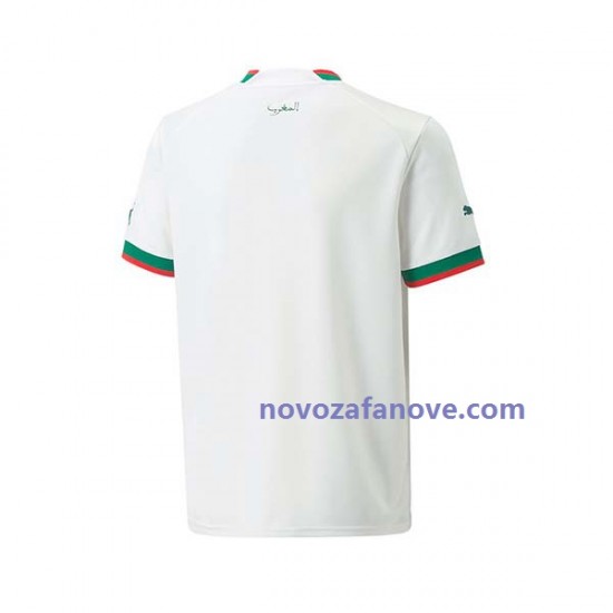 Nogometni Dres Maroko Muški Gostujući Svjetsko prvenstvo 2022 Kratkih Rukava