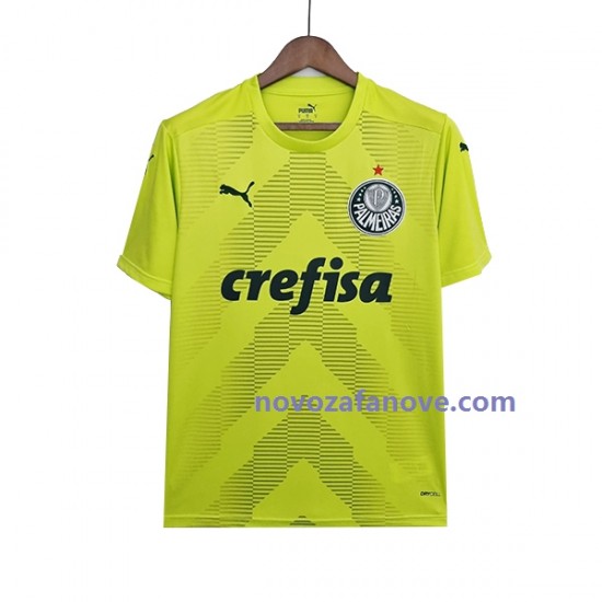 Nogometni Dres Palmeiras Golmanski Muški Domaći 2022-2023 Kratkih Rukava