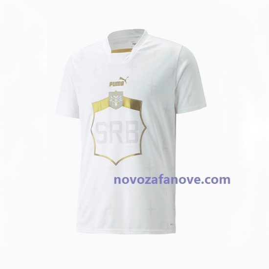 Nogometni Dres Srbija Muški Gostujući Svjetsko prvenstvo 2022 Kratkih Rukava