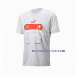Nogometni Dres Švicarska Muški Gostujući Svjetsko prvenstvo 2022 Kratkih Rukava