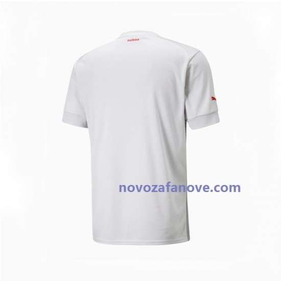 Nogometni Dres Švicarska Muški Gostujući Svjetsko prvenstvo 2022 Kratkih Rukava