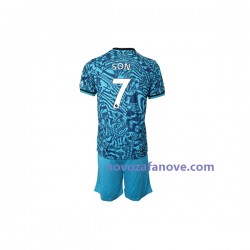 Nogometni Dres Tottenham Hotspur Son Heung-min 7 Dječji Treći 2022-2023 Kratkih Rukava