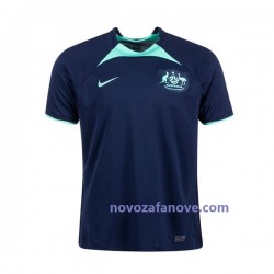 Nogometni Dres Australija Muški Gostujući Svjetsko prvenstvo 2022 Kratkih Rukava