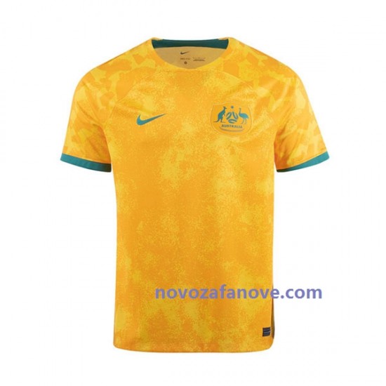 Nogometni Dres Australija Muški Domaći Svjetsko prvenstvo 2022 Kratkih Rukava