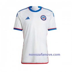 Nogometni Dres Čile Muški Gostujući 2022 Kratkih Rukava