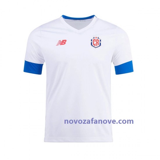 Nogometni Dres Kostarika Muški Gostujući Svjetsko prvenstvo 2022 Kratkih Rukava