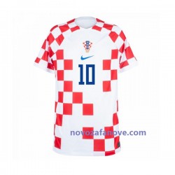 Nogometni Dres Hrvatska Modrić 10 Muški Domaći Svjetsko prvenstvo 2022 Kratkih Rukava
