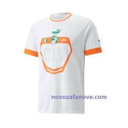 Nogometni Dres Obala Bjelokosti Muški Gostujući 2022 Kratkih Rukava