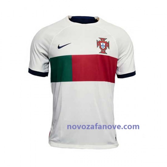 Nogometni Dres Portugal Muški Gostujući Svjetsko prvenstvo 2022 Kratkih Rukava