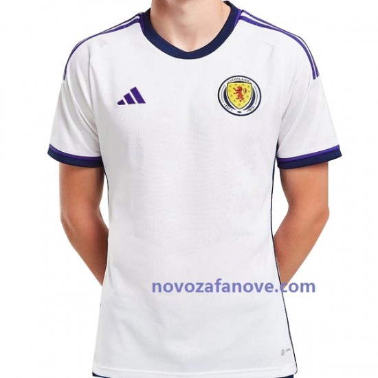 Nogometni Dres Škotska Muški Gostujući 2022 Kratkih Rukava