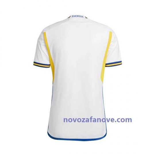 Nogometni Dres Švedska Muški Gostujući 2022 Kratkih Rukava