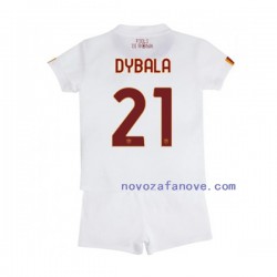 Nogometni Dres Roma Paulo Dybala 21 Dječji Gostujući 2022-2023 Kratkih Rukava