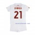 Nogometni Dres Roma Paulo Dybala 21 Dječji Gostujući 2022-2023 Kratkih Rukava