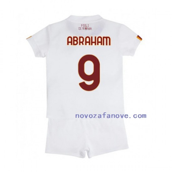 Nogometni Dres Roma Tammy Abraham 9 Dječji Gostujući 2022-2023 Kratkih Rukava
