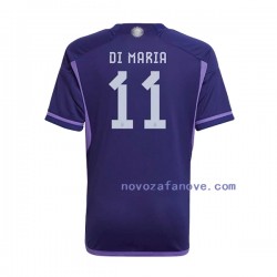 Nogometni Dres Argentina Di Maria 11 Muški Gostujući Svjetsko prvenstvo 2022 Kratkih Rukava