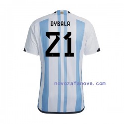 Nogometni Dres Argentina Dybala 21 Muški Domaći Svjetsko prvenstvo 2022 Kratkih Rukava