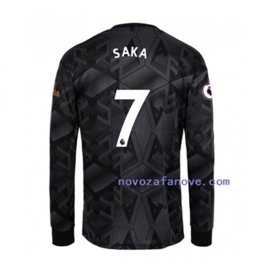 Nogometni Dres Arsenal Bukayo Saka 7 Muški Gostujući 2022-2023 Dugim Rukavima
