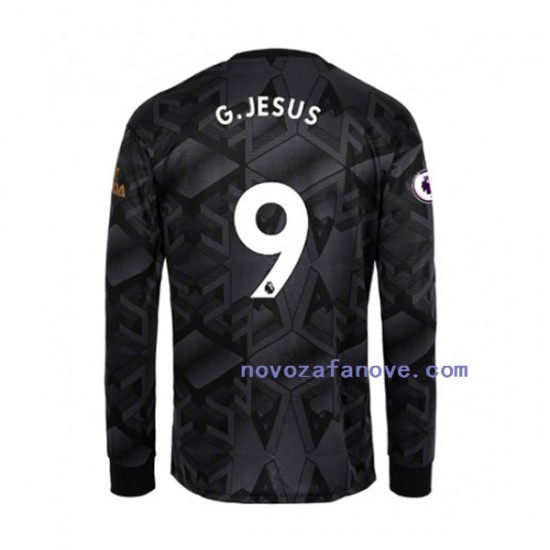 Nogometni Dres Arsenal Gabriel Jesus 9 Muški Gostujući 2022-2023 Dugim Rukavima