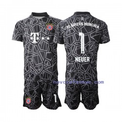 Nogometni Dres FC Bayern München Manuel Neuer 1 Golmanski Dječji Domaći 2022-2023 Kratkih Rukava