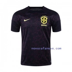 Nogometni Dres Brazil Golmanski Muški Domaći Svjetsko prvenstvo 2022 Kratkih Rukava