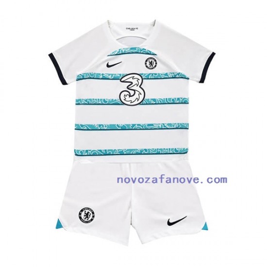 Nogometni Dres Chelsea Dječji Gostujući 2022-2023 Kratkih Rukava