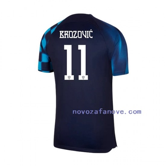 Nogometni Dres Hrvatska Brozovic 11 Muški Gostujući Svjetsko prvenstvo 2022 Kratkih Rukava