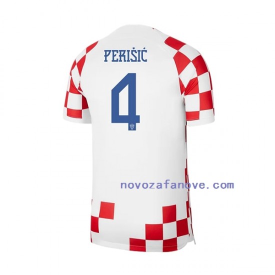 Nogometni Dres Hrvatska Perisic 4 Muški Domaći Svjetsko prvenstvo 2022 Kratkih Rukava