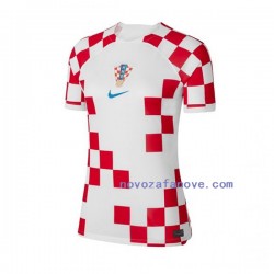 Nogometni Dres Hrvatska Ženska Domaći Svjetsko prvenstvo 2022 Kratkih Rukava