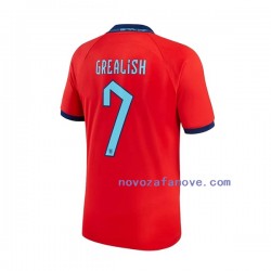Nogometni Dres Engleska Grealish 7 Muški Gostujući Svjetsko prvenstvo 2022 Kratkih Rukava