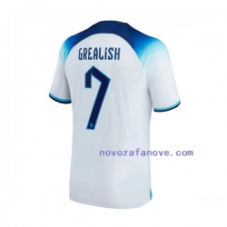 Nogometni Dres Engleska Grealish 7 Muški Domaći Svjetsko prvenstvo 2022 Kratkih Rukava