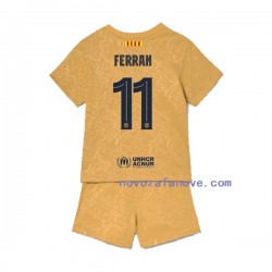 Nogometni Dres FC Barcelona Ferran Torres 11 Dječji Gostujući 2022-2023 Kratkih Rukava