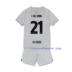 Nogometni Dres FC Barcelona Frenkie de Jong 21 Dječji Treći 2022-2023 Kratkih Rukava