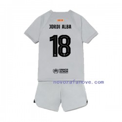Nogometni Dres FC Barcelona Jordi Alba 18 Dječji Treći 2022-2023 Kratkih Rukava