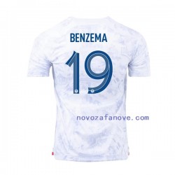 Nogometni Dres Francuska Benzema 19 Muški Gostujući Svjetsko prvenstvo 2022 Kratkih Rukava
