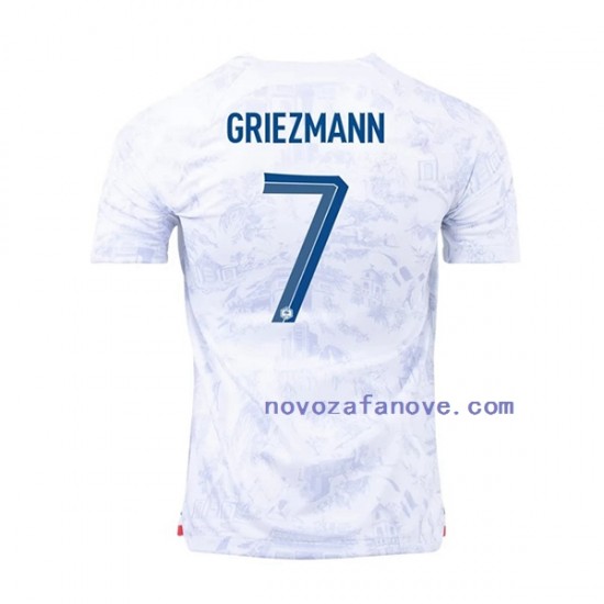 Nogometni Dres Francuska Griezmann 7 Muški Gostujući Svjetsko prvenstvo 2022 Kratkih Rukava