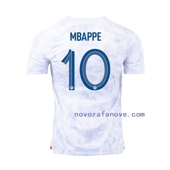 Nogometni Dres Francuska Mbappé 10 Muški Gostujući Svjetsko prvenstvo 2022 Kratkih Rukava