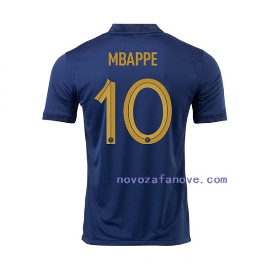 Nogometni Dres Francuska Mbappé 10 Muški Domaći Svjetsko prvenstvo 2022 Kratkih Rukava