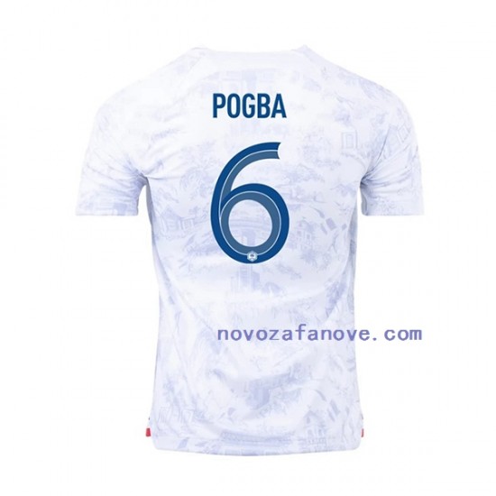 Nogometni Dres Francuska Pogba 6 Muški Gostujući Svjetsko prvenstvo 2022 Kratkih Rukava