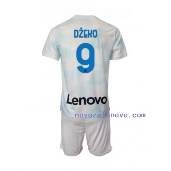 Nogometni Dres Inter Milan Edin Dzeko 9 Dječji Gostujući 2022-2023 Kratkih Rukava