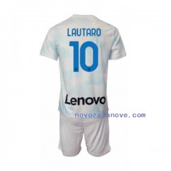 Nogometni Dres Inter Milan Lautaro Martinez 10 Dječji Gostujući 2022-2023 Kratkih Rukava