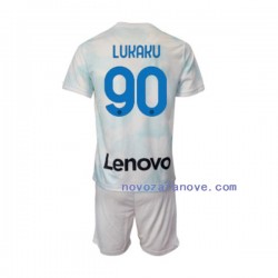 Nogometni Dres Inter Milan Romelu Lukaku 90 Dječji Gostujući 2022-2023 Kratkih Rukava