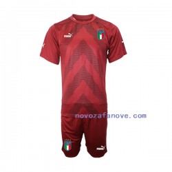 Nogometni Dres Italija Golmanski Dječji Gostujući 2022-2023 Kratkih Rukava