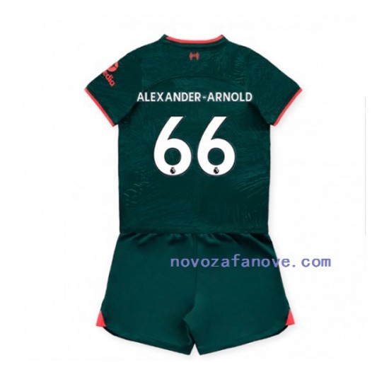 Nogometni Dres Liverpool Alexander-Arnold 66 Dječji Treći 2022-2023 Kratkih Rukava