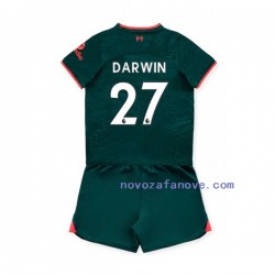Nogometni Dres Liverpool Darwin Nunez 27 Dječji Treći 2022-2023 Kratkih Rukava