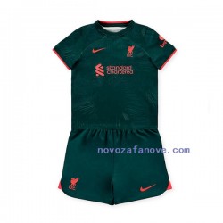 Nogometni Dres Liverpool Dječji Treći 2022-2023 Kratkih Rukava