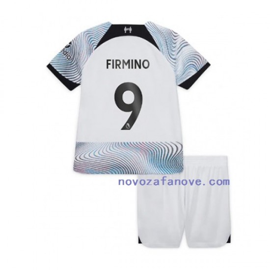 Nogometni Dres Liverpool Roberto Firmino 9 Dječji Gostujući 2022-2023 Kratkih Rukava