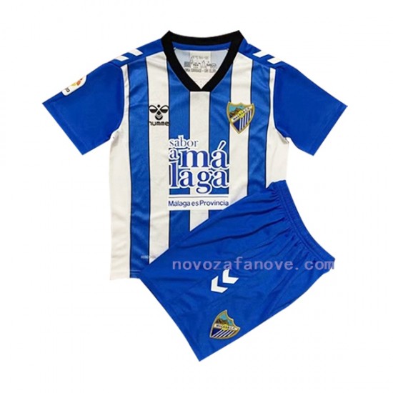 Nogometni Dres Málaga CF Dječji Domaći 2022-2023 Kratkih Rukava