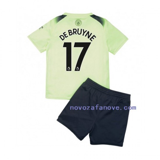 Nogometni Dres Manchester City De Bruyne 17 Dječji Treći 2022-2023 Kratkih Rukava