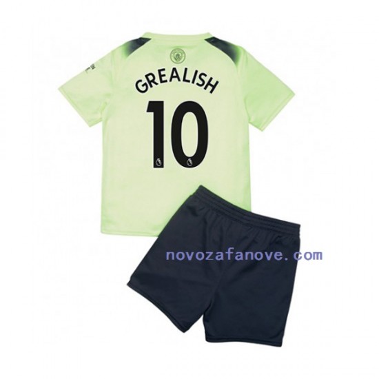 Nogometni Dres Manchester City Grealish 10 Dječji Treći 2022-2023 Kratkih Rukava