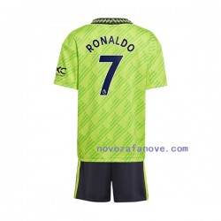 Nogometni Dres Manchester United Cristiano Ronaldo 7 Dječji Treći 2022-2023 Kratkih Rukava